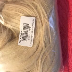 Long blonde wig